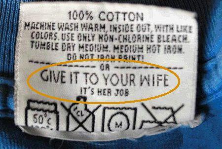 Voila une drole d'etiquette que jé trouvé dans mon Jean!!!